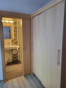 Koupelna v ubytování Haus Ortsblick