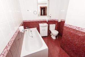 Koupelna v ubytování Hotel Medūna