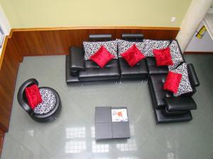 Istumisnurk majutusasutuses Apartahotel Vincent Suites