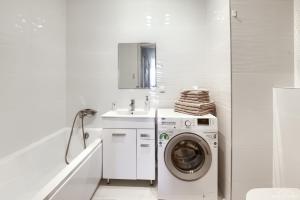 Kúpeľňa v ubytovaní Horyzont Apartamenty - Osiedle Bursztynowe