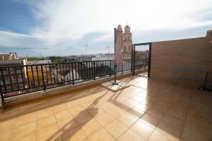 Balkón alebo terasa v ubytovaní ATICO CENTRO GANDIA