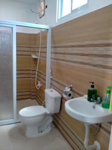 Amage resort tesisinde bir banyo