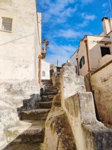 an alley in the town of antiparos island at La Teresina Holiday Homes in Matera