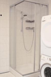 Koupelna v ubytování American Ease Apartments - Hahnbach, Vilseck, Weiden