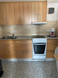 Η κουζίνα ή μικρή κουζίνα στο Sólheimar Studio Apartment