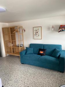 Χώρος καθιστικού στο Sólheimar Studio Apartment