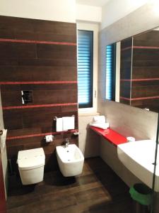 Koupelna v ubytování Hotel Lafayette