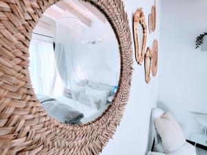 A bed or beds in a room at Casa Sabina