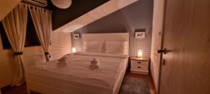 Katil atau katil-katil dalam bilik di Apartman Green Lux