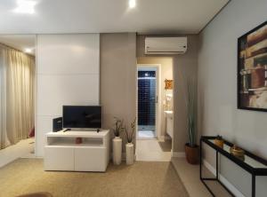 Gambar di galeri bagi Apartamento 1 quarto, vista mar, lazer, 1 vaga di Santos