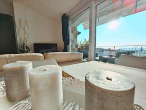 A seating area at Casa Sabina