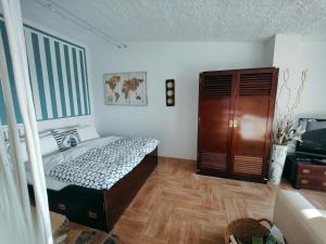 A bed or beds in a room at Casa Sabina