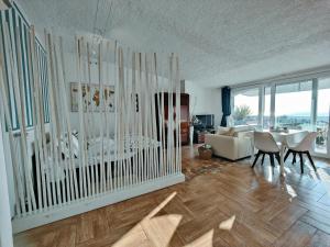 A seating area at Casa Sabina
