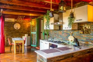 Η κουζίνα ή μικρή κουζίνα στο Vesuvio Garden e Spa, HOST APARTMENTS
