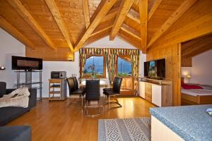 Μια τηλεόραση ή/και κέντρο ψυχαγωγίας στο Ferienwohnungen Ehammer