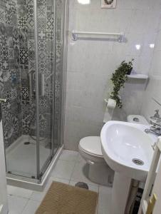 Kúpeľňa v ubytovaní Beachfront studio apartment Puerto Rico