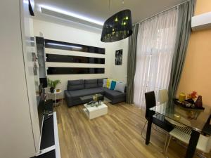 Χώρος καθιστικού στο Cozy apartment in downtown Sofia - Tsar Samuil Street