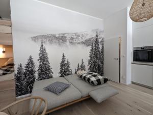 TV a/nebo společenská místnost v ubytování JASMIN HOME Apartments