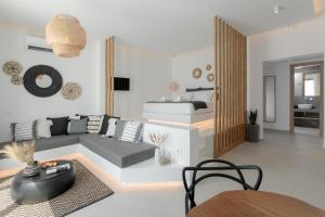A seating area at Seanfinity Beachfront Suites
