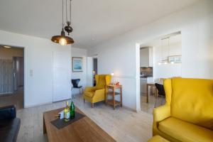 Χώρος καθιστικού στο Nordland Appartements - Wohnung Seeland