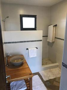 Koupelna v ubytování Cabana Villa Alpina