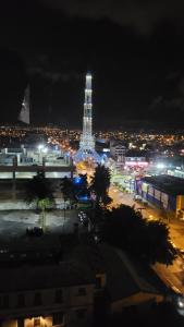 Vedere generală la Guatemala sau o vedere a orașului de la acest apartament