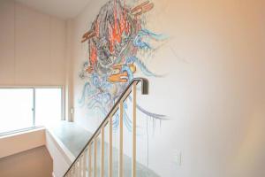 Postel nebo postele na pokoji v ubytování d3 HOTEL+Gallery 2 & 3