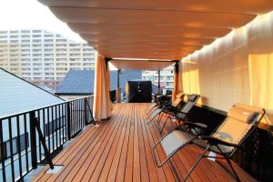 Balkón nebo terasa v ubytování d3 HOTEL+Gallery 2 & 3