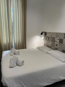 Posteľ alebo postele v izbe v ubytovaní Villa Jeanne,appartamento vicino Monaco Vista mare
