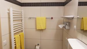 Koupelna v ubytování Hotel Merian Rothenburg
