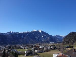 山景或從家庭旅館拍的山景