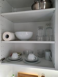 Η κουζίνα ή μικρή κουζίνα στο Apartment 707 mit Pool und Sauna