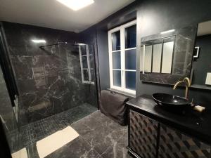 Łazienka w obiekcie Grande, belle maison de ville idéale 24 h du Mans