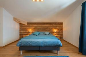 Posteľ alebo postele v izbe v ubytovaní Les 3 Sophies - Magnifique chalet pour 1 à 8 personnes proche des remontées mécaniques des prodains