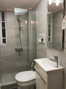 A bathroom at Athens Lycabettus Hill Penthouse, Private Roof Garden & Pool