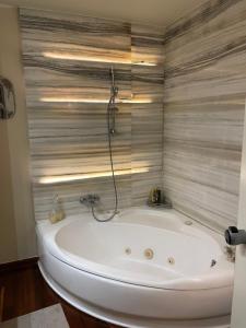 A bathroom at Athens Lycabettus Hill Penthouse, Private Roof Garden & Pool