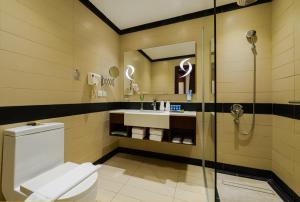 Koupelna v ubytování Blue Diamond Hotel Jeddah