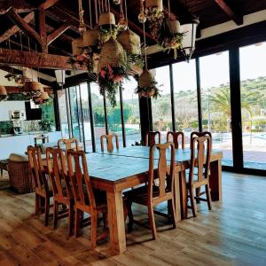 Restaurace v ubytování Casa Rural El Canto Del Agua