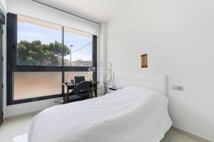Posteľ alebo postele v izbe v ubytovaní JERAMY Appartement + 15 fotografií