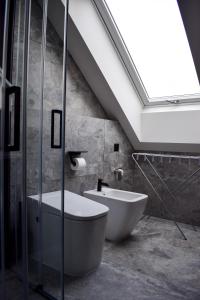 Koupelna v ubytování Apartmány Pod Novou