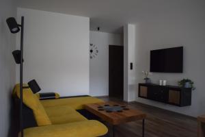TV a/nebo společenská místnost v ubytování Apartmány Pod Novou