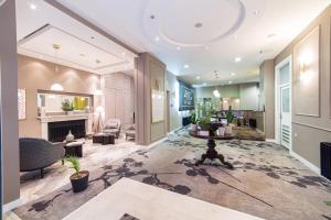 Χώρος καθιστικού στο Hotel Sahat