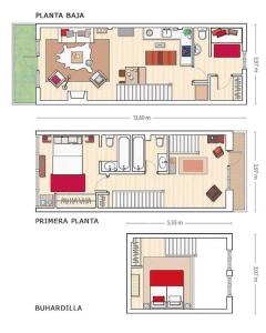 Floor plan ng Casa El Tejo