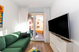 Μια τηλεόραση ή/και κέντρο ψυχαγωγίας στο Apartment Borik