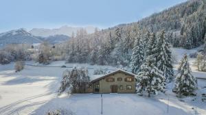 Chalet Falcon - Luxury Swiss Retreat with Hot-Tub v zimě