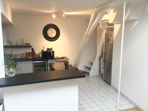 Kuchyňa alebo kuchynka v ubytovaní TOURS quartier halles 70m2