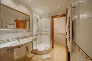 Koupelna v ubytování Hotel Lerch