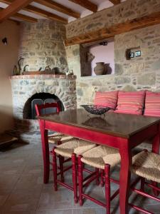 Posezení v ubytování Lithos Homes