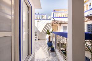Balkón nebo terasa v ubytování Riad Hôtel Essaouira