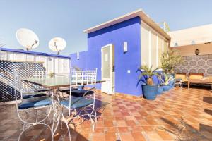 Balkón nebo terasa v ubytování Riad Hôtel Essaouira
